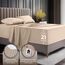 Bettlaken-Set für Doppelbetten von Utopia Bedding: Weiche Mikrofaser, 4-teiliges Hotel-Luxus-Bettlaken-Set mit tiefen Taschen, bestickten Kissenbezügen, Spannbettlaken mit seitlicher