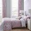 Catherine Lansfield Bedding Canterbury Floral Double Duvet Cover Set with Pillowcases Heather