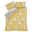Catherine Lansfield Bedding Canterbury Floral Double Duvet Cover Set with Pillowcase Ochre