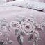 Catherine Lansfield Bedding Canterbury Floral Single Duvet Cover Set with Pillowcases Heather