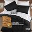 Utopia Bedding Bettbezug für King-Size-Bett: 3-teilig mit Reißverschluss, 1 Bettdeckenbezug 277 x 228 cm und 2 Kissenbezüge 50 x 91 cm (schwarz), Bettdecke Nicht im Lieferumfang enthalten