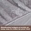Brentfords Teddy-Fleece-Spannbettlaken, einfarbig, Thermisch, warm, weich, Luxus-Sherpa-Bettwäsche, Grau-Silber