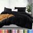 Utopia Bedding Bettbezug für King-Size-Bett: 3-teilig mit Reißverschluss, 1 Bettdeckenbezug 277 x 228 cm und 2 Kissenbezüge 50 x 91 cm (schwarz), Bettdecke Nicht im Lieferumfang enthalten