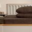 Brentfords Spannbettlaken für Doppelbett, Teddy-Fleece, Flauschige Bettwäsche, Spannbettlaken, pflegeleicht, ultraweich, lichtbeständig, Thermo-Bettwäsche, Schokoladenbraun