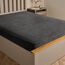 Brentfords Spannbetttuch, Teddy-Fleece, einfarbig, warm, weich, luxuriös, Sherpa-Bettwäsche, Anthrazit,