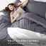 Utopia Bedding Bettbezug-Set in voller Größe – 1 Bettbezug mit 2 Kissenbezügen – 3-teiliges Bettdeckenbezug mit Reißverschluss – ultraweiche gebürstete Mikrofaser, 203 x 228 cm (voll, grau)