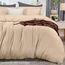 Utopia Bedding Bettbezug-Set, Queen Size, 3-teilig mit Reißverschluss, 1 Bettdeckenbezug 228,6 x 228,6 cm & 2 Kissenbezüge 50,8 x 66 cm (Beige), Bettdecke Nicht enthalten