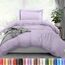 Utopia Bedding, Bettwäsche-Set für Einzelbett, 2-teilig mit Reißverschluss, 1 Bettbezug (173 x 229 cm) und 1 Kissenbezug (51 x 66 cm), helllila (Lavendel), Decke nicht enthalten