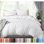 Utopia Bedding Bettbezug-Set in voller Größe mit 2 Kissenbezügen, 3-teiligem Bettdeckenbezug mit Reißverschluss, ultraweiche, gebürstete Mikrofaser, 203 x 228 cm (voll, weiß)