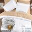 Utopia Bedding Bettbezug-Set in voller Größe mit 2 Kissenbezügen, 3-teiligem Bettdeckenbezug mit Reißverschluss, ultraweiche, gebürstete Mikrofaser, 203 x 228 cm (voll, weiß)
