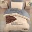Utopia Bedding Bettbezug-Set für Doppelbetten – 1 Bettbezug mit 1 Kissenbezug – 2 Stück Bettbezug mit Reißverschluss – ultraweiche gebürstete Mikrofaser, 172 x 228 cm (Twin/Twin XL, Beige)