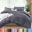 Utopia Bedding Duvet Cover California King Size - 3 Piece with Zipper Closure - 1 Comforter Cover 104X98 Inches & 2 Pillow Shams 20X36 Inches (Grey) Comforter Not Included