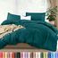 Utopia Bedding Duvet Cover Queen Size - 3 Piece with Zipper Closure - 1 Comforter Cover 90X90 Inches & 2 Pillow Shams 20X26 Inches (Teal) Comforter Not Included