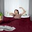 Utopia Bedding Duvet Cover Queen Size - 3 Piece with Zipper Closure - 1 Comforter Cover 90X90 Inches & 2 Pillow Shams 20X26 Inches (Burgundy) Comforter Not Included