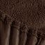 Brentfords Spannbettlaken für Doppelbett, Teddy-Fleece, Flauschige Bettwäsche, Spannbettlaken, pflegeleicht, ultraweich, lichtbeständig, Thermo-Bettwäsche, Schokoladenbraun