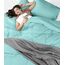 Utopia Bedding Duvet Cover Twin Size - 2 Piece with Zipper Closure - 1 Comforter Cover 68X90 Inches & 1 Pillow Sham 20X26 Inches (Spa Blue) Comforter Not Included