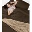 Utopia Bedding Bettbezug-Set für King-Size-Betten – 1 Bettbezug mit 2 Kissenbezügen – 3-teiliger Bettbezug mit Reißverschluss – ultraweiche gebürstete Mikrofaser, 277 x 228 cm (Kingsize, Braun)
