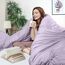 Utopia Bedding, Bettwäsche-Set für Einzelbett, 2-teilig mit Reißverschluss, 1 Bettbezug (173 x 229 cm) und 1 Kissenbezug (51 x 66 cm), helllila (Lavendel), Decke nicht enthalten