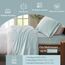 Sleep Philosophy True North by Kuscheliges Flanell-Bettwäsche-Set, 100% Baumwolle, Bedruckt, Tiere, Sterne, niedlich, ultraweich, für kaltes Wetter, Doppelbett, Aqua-Punkte, 3-teilig