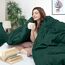 Utopia Bedding 3-teiliges Bettwäsche-Set mit Reißverschluss, King-Size, 1 Bettbezug mit 2 Kissenbezügen, ultraweiche gebürstete Mikrofaser, 264 x 228 cm, King-Size