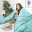 Utopia Bedding Duvet Cover Twin Size - 2 Piece with Zipper Closure - 1 Comforter Cover 68X90 Inches & 1 Pillow Sham 20X26 Inches (Spa Blue) Comforter Not Included