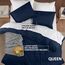 Utopia Bedding Duvet Cover Queen Size - 3 Piece with Zipper Closure - 1 Comforter Cover 90X90 Inches & 2 Pillow Shams 20X26 Inches (Navy) Comforter Not Included