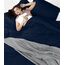 Utopia Bedding Duvet Cover Queen Size - 3 Piece with Zipper Closure - 1 Comforter Cover 90X90 Inches & 2 Pillow Shams 20X26 Inches (Navy) Comforter Not Included