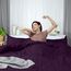 Utopia Bedding Duvet Cover Queen Size - 3 Piece with Zipper Closure - 1 Comforter Cover 90X90 Inches & 2 Pillow Shams 20X26 Inches (Purple) Comforter Not Included