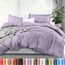 Utopia Bedding Bettbezug für Queen-Size-Bett: 1 Bettbezug mit 2 Kissenbezügen, 3-teiliges Bettwäsche-Set mit Reißverschluss, weich gebürstete Mikrofaser, 228 x 228 cm (Queensize, Lavendel)