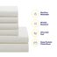 California King Tröster-Set – weich & atmungsaktiv 7-teilige Bettwäsche-Kollektion – 1 Steppdecke, 1 Spannbetttuch, 1 flach, 4 Kissenbezüge – tiefe Tasche – Premium-Qualität – ideal für alle