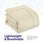 Sweet Home Collection 7-teiliges Bettdecken-Set, einfarbig, für alle Jahreszeiten, weiche Daunen-Alternative Decke und luxuriöse Mikrofaser-Bettlaken, Beige, voll