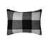Bettdecken-Set, 5-teilige Kollektion, 1 Bettdecke, 1 Spannbetttuch, 1 Bettlaken, 2 Kissenbezüge, tiefe Tasche, weich, hochwertig, für alle Jahreszeiten, Buffalo-Schwarz-Grau, Doppelbett-Größe XL