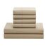 Sweet Home Collection 7-teiliges Bettdecken-Set, einfarbig, für alle Jahreszeiten, weiche Daunen-Alternative Decke und luxuriöse Mikrofaser-Bettlaken, Taupe, Queensize-Bett
