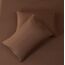 SONORO Kate Bettlaken, superweiche Mikrofaser, Fadenzahl 1800, 40,6 cm, Tiefe Tasche, 4 Stück, Queensize-Braun