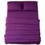 SONORO KATE Bettwäsche-Set aus superweicher Mikrofaser, 1800 Fadenzahl, luxuriöse ägyptische Bettwäsche, 45 cm tiefe Taschen, knitterfrei und hypoallergen – 3-teilig (Twin XL, violett)