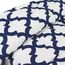 Utopia Bedding Bettwäsche-Set für King-Size-Betten (Weiß/Marineblau) mit 2 Kissenbezügen – Bettwäsche-Sets – Daunenalternative Steppdecke – weich und bequem – maschinenwaschbar