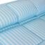 Utopia Bedding - Bettdecken-Set mit 2 Kissenbezügen, 3-teiliges Bettwäsche-Set, Daunen-Alternative, weich und bequem, maschinenwaschbar, gestreift, blau, Queen-Size-Bett