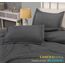 Utopia Bedding Queen-Size-Bettdecken-Set mit 2 Kissenbezügen, Bettwäsche-Set, Daunen-Alternative, graue Steppdecke, weich und bequem, maschinenwaschbar