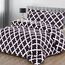 Utopia Bedding Bettwäsche-Set für King-Size-Betten (Pflaume/lila) mit 2 Kissenbezügen – Bettdecken-Sets – Daunenalternative Steppdecke – weich und bequem – maschinenwaschbar