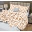 Utopia Bedding Bettwäsche-Set für King-Size-Betten (Beige) mit 2 Kissenbezügen – luxuriöse gebürstete Mikrofaser – Daunenalternative Bettdecke – weich und bequem – maschinenwaschbar