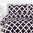 Utopia Bedding Bettwäsche-Set für King-Size-Betten (Pflaume/lila) mit 2 Kissenbezügen – Bettdecken-Sets – Daunenalternative Steppdecke – weich und bequem – maschinenwaschbar