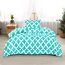 Utopia Bedding Doppelbett-Bettwäsche-Set für Kinder (Aqua) mit 1 Kissenbezug – Bettwäsche-Sets – Daunenalternative Bettdecke – weich und bequem – maschinenwaschbar