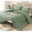 Utopia Bedding Queen-Bettwäsche-Set, Salbeigrün, Queen-Size-Größe, 3-teiliges Bettwäsche-Set, Daunen-Alternative, weiches Bettwäsche-Set, 1 Bettdecke (223,5 x 223,5 cm), 2 Kissenbezüge (50,8 x 66 cm)