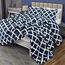 Utopia Bedding Queen-Bettwäsche-Set, Marineblau, Bedruckt, Queen-Size-Größe, 3-teilig, leicht, für alle Jahreszeiten, Daunen-Alternative, Bettwäsche-Set mit 1 Bettdecke (223,5 x 223,5 cm) und 2