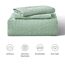 Love's cabin Quilts for Queen Bed Sage Bedspreads - Soft Bed Summer Quilt Lightweight Microfiber Bedspread- Modern Style Coin Pattern Coverlet for All Season - 3 Piece (1 Quilt, 2 Pillow Shams)