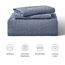 Love's cabin California-King-Size-Bettwäsche-Set, blaue Tagesdecken – weiche Sommer-Steppdecke, leichte Mikrofaser-Tagesdecke, moderner Stil, Münzmuster, Decke für alle Jahreszeiten, 3-teilig (1
