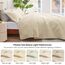 Love's cabin Quilts for Queen Bed Camel Bedspreads Bedding Set - Summer Lightweight Bedspread Comforter - Wave Pattern Bedding Coverlet for All Season - 3-teilig (1 Steppdecke, 2 Kissenbezüge)