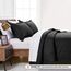 Love's cabin King Black Quilt Sets mit Münz-Muster, Steppdecke, Bettbezug, weich, leicht, Tagesdecke, Bett-Dekor, Bettbezug-Sets für alle Jahreszeiten (269,2 x 243,8 cm)