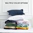 Love's cabin Tagesdecke 200x220 Navy Blau, Weiche Bett Quilt Leichte Mikrofaser Tagesdecken Bettüberwurf 200x220, Moderne Bedspread mit Münzmuster für alle Jahreszeiten