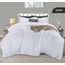 Utopia Bedding Bettdecke für Queen-Size-Betten, ultraplüschig, hypoallergen, silikonisierte Faserfüllung, Daunen-Alternative Bettdecke (weiß)